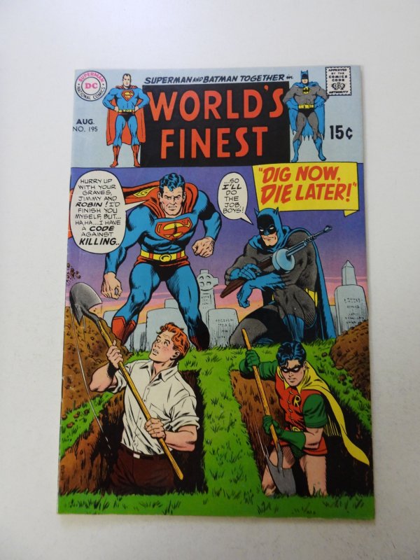 World's Finest Comics #195 (1970) FN/VF condition