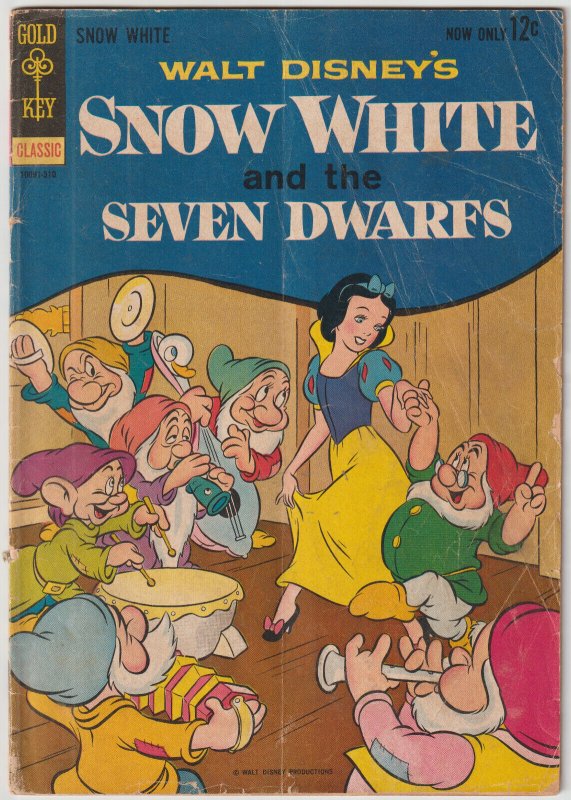 Movie Comics: Snow White & the 7 Dwarfs #10091-310 (Oct 63, Gold Key), VG (4.0)
