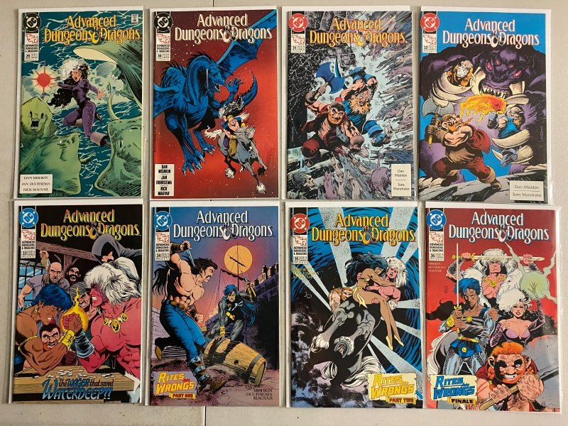 Advanced Dungeons and Dragons comics run #5-36 32 diff avg 6.5 (1989-91)