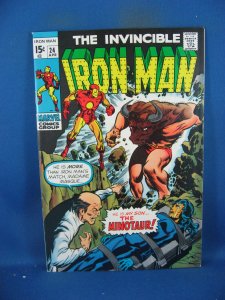 IRON MAN 24 VF NM 1970 MARVEL