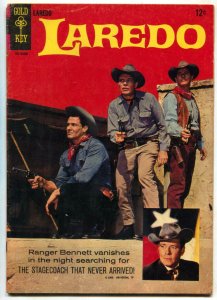 Laredo #1 1966-Gold Key TV-Neville Brand-Peter Brown-Texas Rangers-VG 