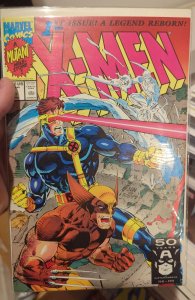 X-Men #1 Wolverine and Cyclops Cover (1991) X-Men 