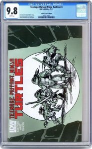 Teenage Mutant Ninja Turtles 4 IDW 2012 CGC 9.8 Jetpack Comics Edition Top Grade