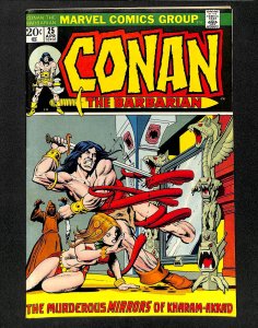 Conan The Barbarian #25 VF- 7.5 White Pages