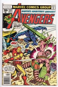 Avengers #163 - App of Champions (Marvel, 1977) NM-