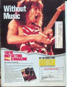 Guitar #3 1/1984-Kevin Dobrow & Carlos Cavazo cover-Quiet Riot-Joan Jett-G