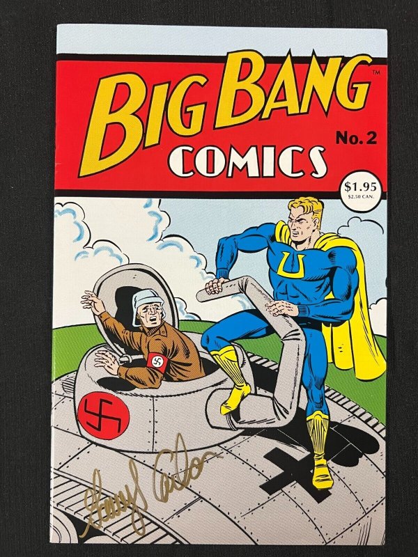 BIG BANG COMICS #1-2 - CHRIS ECKER COVER/ SIGNED BY TWO - 2PC LOT (9/9.2) 1994