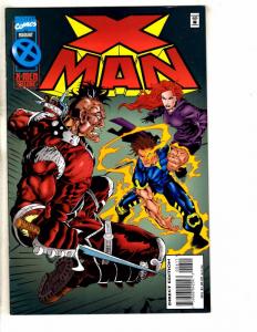 Lot Of 10 X-Man Marvel Comic Books # 1 4 5 6 7 8 9 10 11 12 Wolverine Storm J266