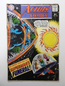 Action Comics #365 (1968) VG- Condition Tape pull back cover