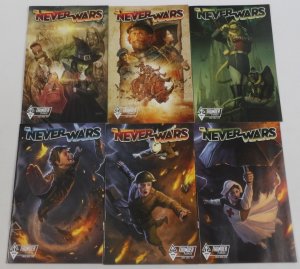 NeverWars #1-8 VF/NM complete series + 1B + 1C - Wonderland Oz Neverland ; AMP