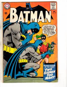 Batman # 177 VG/FN DC Silver Age Comic Book Gotham Joker Robin Catwoman Ivy CR9