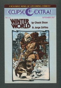 Eclipse Extra Promotional Flyer #33 / Winter World /  NM  / 1987