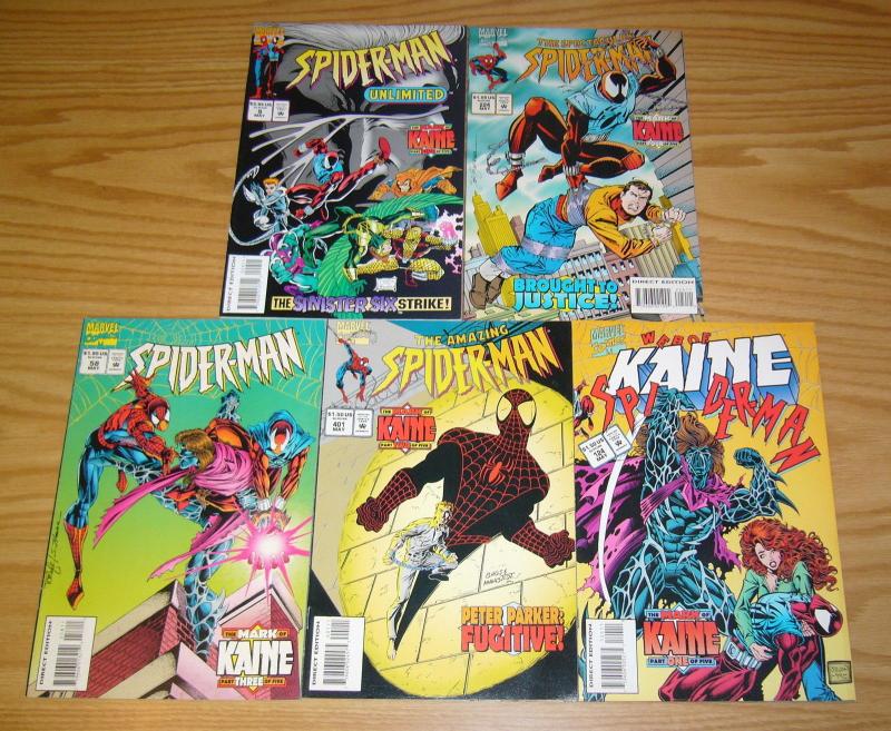 Spider-Man: the Mark of Kaine #1-5 VF/NM complete story - scarlet spider  marvel