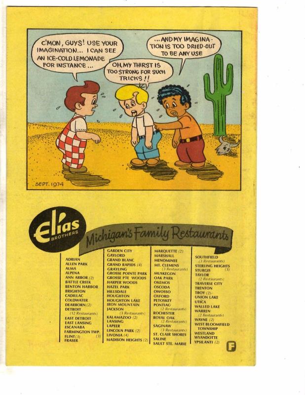 Adventures Of The Big Boy # 209 VG Promo Comic Book DK2