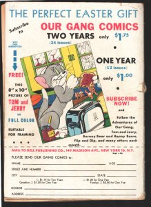 Our Gang #33 1947-Dell-Tom & Jerry-Barney Bear & Benny Burro by Carl Barks ar...