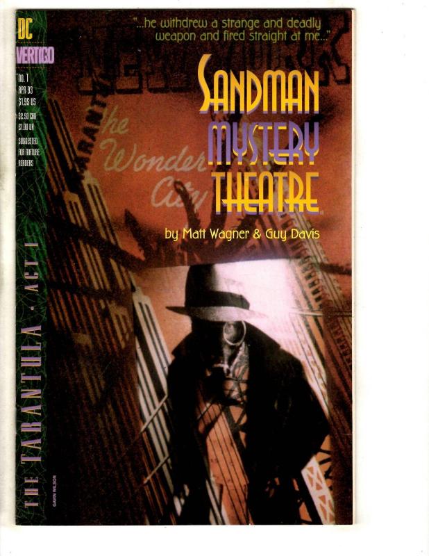 Lot Of 8 Sandman DC Comics Mystery Theatre # 1 2 3 4 5 6 7 + Orpheus # 1 RM3