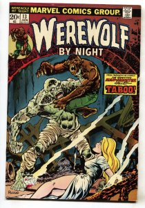 Werewolf By Night #13--1973--Marvel--1st Topaz--comic book