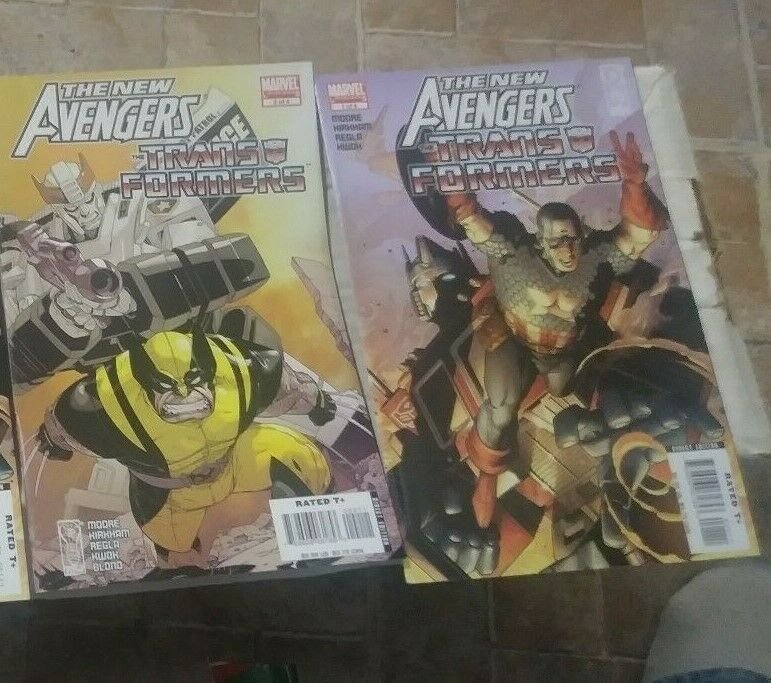 NEW  AVENGERS / THE TRANSFORMERS  # 1 +2 2007 MARVEL IDW