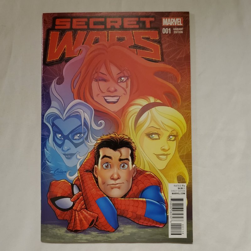 Secret Wars 1 Near Mint Cover by Amanda Conner