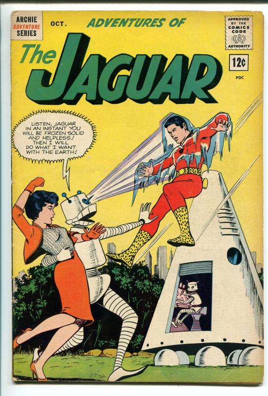 THE JAGUAR #9 1962-MLJ/ARCHIE-ROBOT COVER-CLASSIC ISSUE-vg