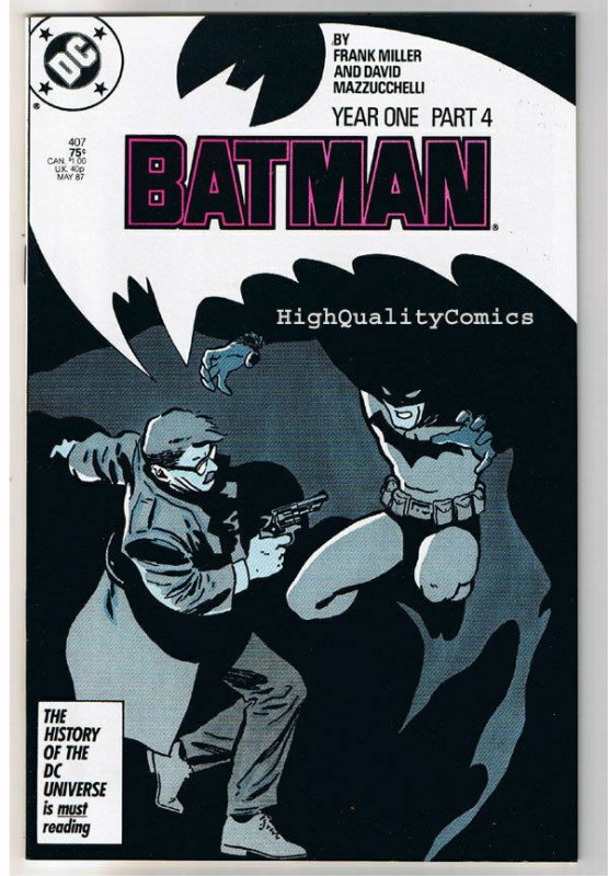 BATMAN #407, VF/NM, Frank Miller, Year One, Mazzucchelli, more BM in store