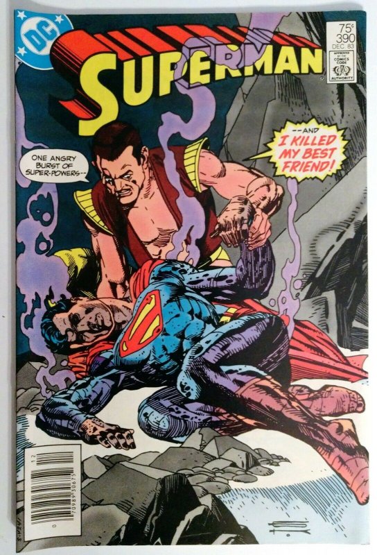 Superman #390 MARK JEWELERS 