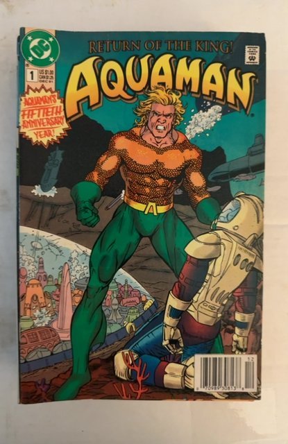 Aquaman #1 (1991) NEWSSTAND EDITION