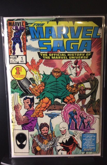 The Marvel Saga The Official History of the Marvel Universe #1 (1985)