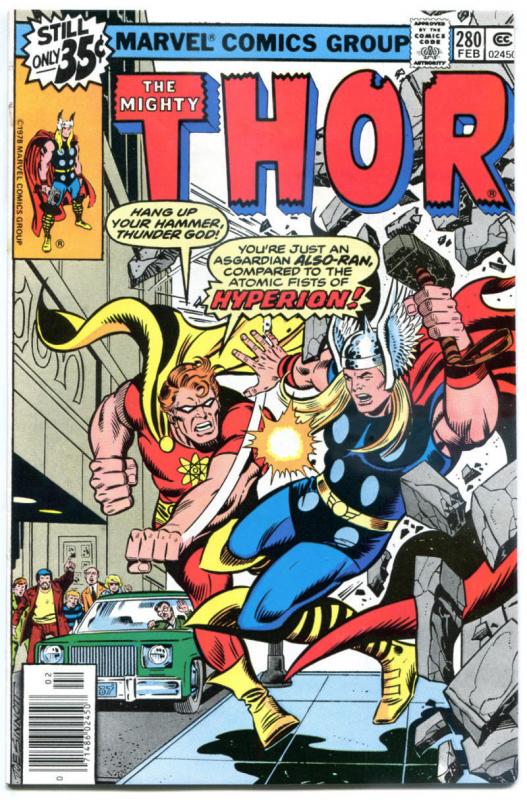 THOR #276, 279, 280, VF+, God of Thunder, Hyperion, 1966, more Thor in store, 3 