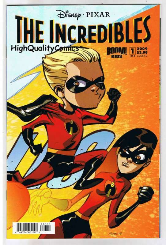 The INCREDIBLES #1, NM, Dash, Mirage, Movie, Syn, 2009, (d) Super family