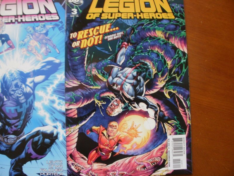 5 Near-Mint DC Comic: LEGION OF SUPER-HEROES 31 2 3 4 5 (2010) Saturn Queen Sun
