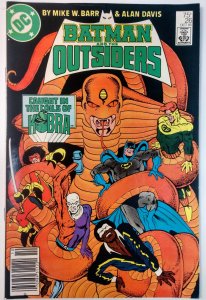 Batman and the Outsiders #26 (9.0, 1985) MARK JEWELERS