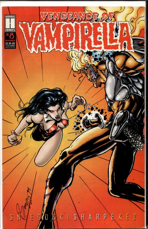 Vengeance of Vampirella #8 (1994) Vampirella
