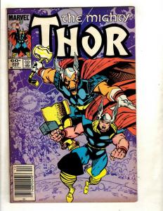 11 The Mighty Thor Marvel Comics # 347 349 350 351 352 353 356 357 372 + J334