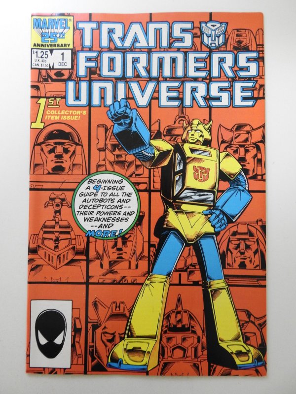 Transformers Universe #1 (1986) Sharp VF+ Condition!