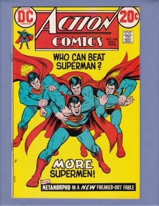 Action Comics #418 VG+ Superman Front/Back Cover Scans DC 1972