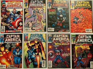 Captain America lot from:#1-12 all 11 different books minimum 9.0 NM (1998)