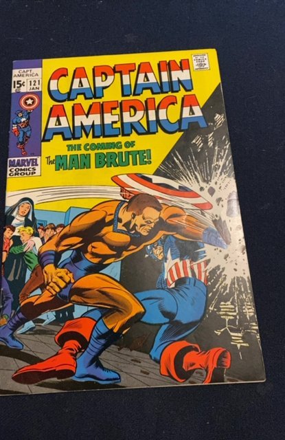 Captain America #121  Man brute higher grade