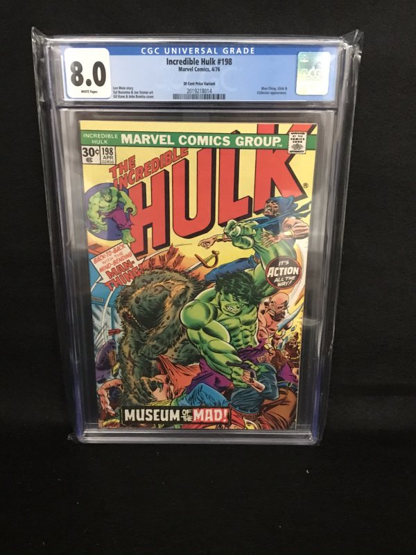 Incredible Hulk #198 (Marvel, 1976) CGC 8.0 