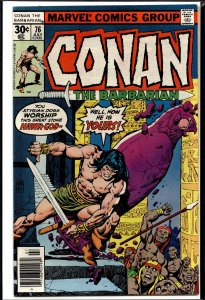 Conan the Barbarian #76 (1977) Conan