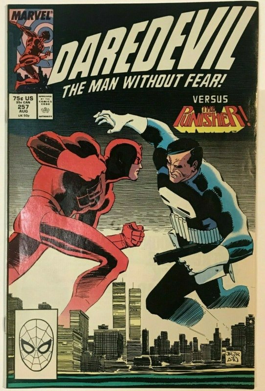 DAREDEVIL#257 VF 1988 VS PUNISHER MARVEL COMICS 