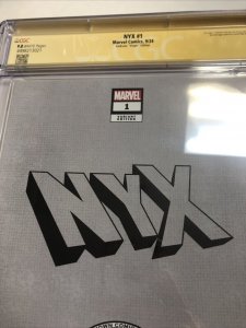 NYX (2024) # 1 (CGC 9.8 SS) Signed Kaare Andrews *  Marvel Comics * Virgin