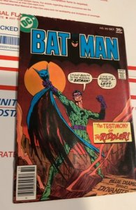 Batman #292 (1977)testimony of the Riddler