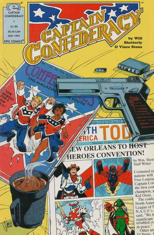 Captain Confederacy (Epic) #1 VF/NM; Epic | save on shipping - details inside