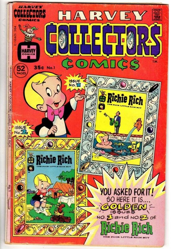 HARVEY COLLECTORS COMICS 1975-1979 1 VG Sept. 1975