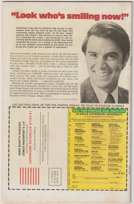 Captain Marvel #41 (Nov 1975, Marvel), VG condition (4.0), Drax appearance