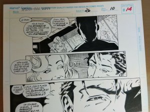 Original Art: Joe St. Pierre - Spider-Man 2099 #26 pg 14 Palmiotti inks