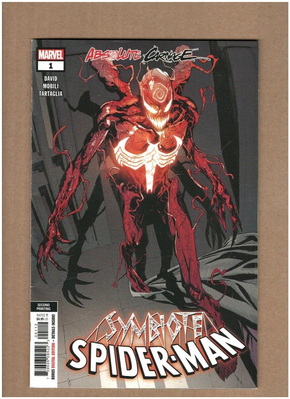 Absolute Carnage: Symbiote Spider-man #1 2nd Print Marvel Comics 2019 VF+ 8.5 