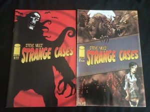 STEVE NILES' STRANGE CASES #1, 2 VFNM Condition