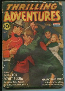 THRILLING ADVENTURES 11/1942-PULP ACTION-RUDOLPH BELARSKI-fr